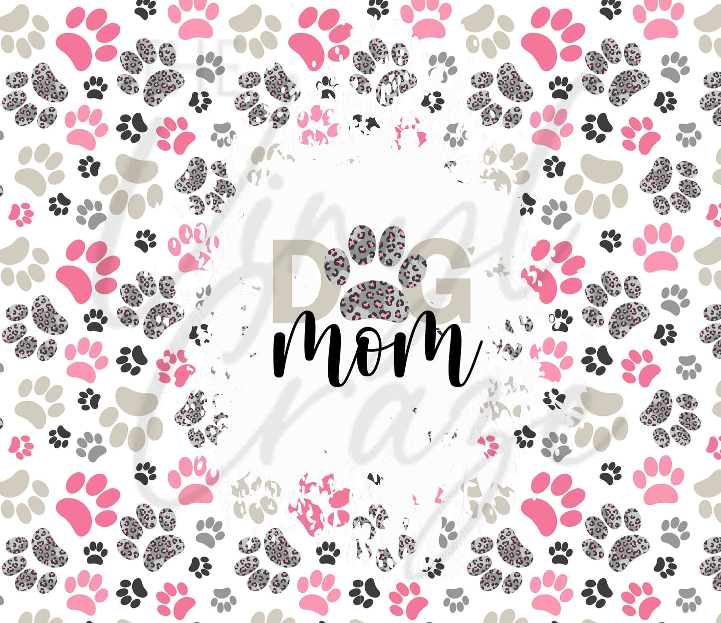 Dog Mom - Adhesive Vinyl Wrap