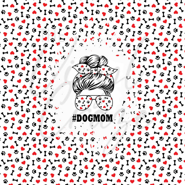 The # Series Mom Bun - Adhesive Vinyl Sheets