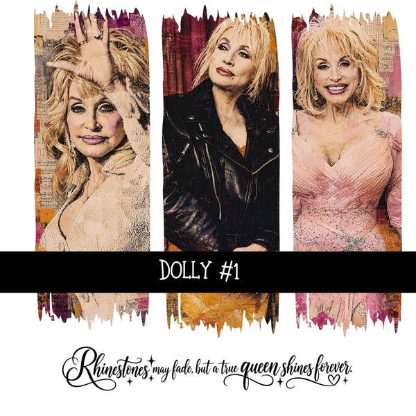 Dolly Torn Pages UV DTF Decal sheets 4 Designs available