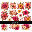 Dolly Torn Pages UV DTF Decal sheets 4 Designs available