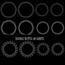 Doodle Butts UV DTF Decal sheets 6 design sheets available in 2 colors