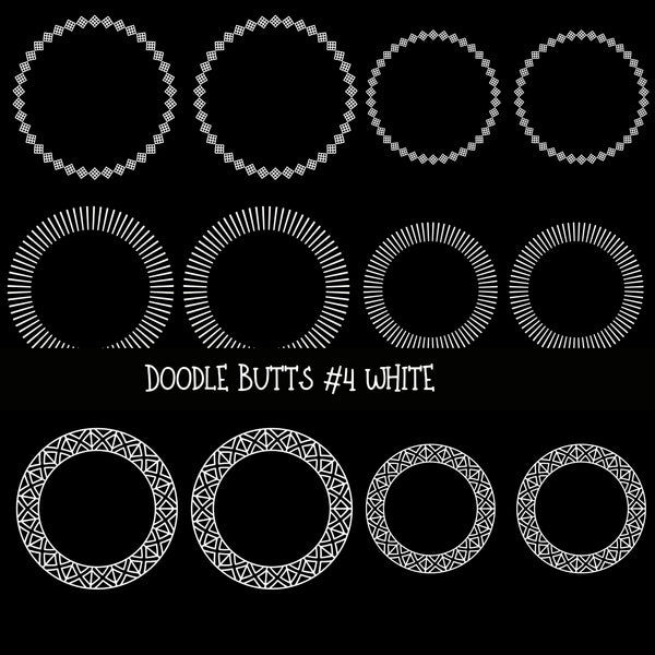 Doodle Butts UV DTF Decal sheets 6 design sheets available in 2 colors