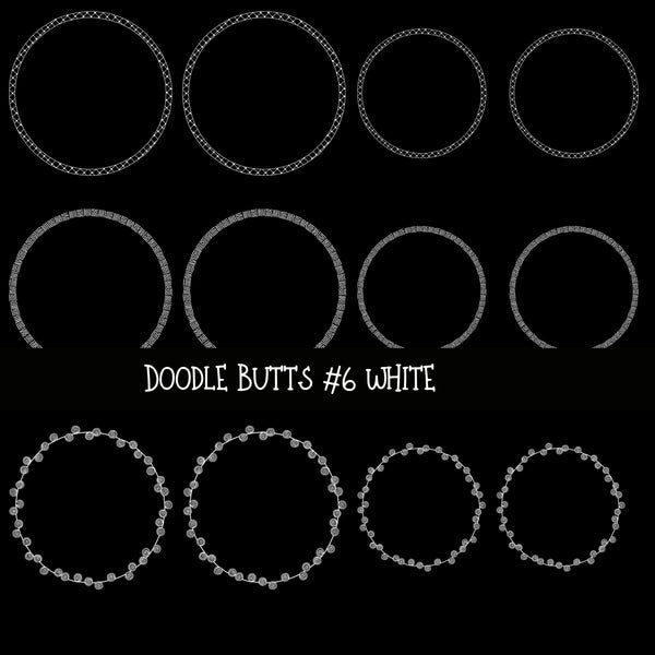 Doodle Butts UV DTF Decal sheets 6 design sheets available in 2 colors