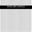 Doodle Lines Squiggles UV DTF Decal sheet