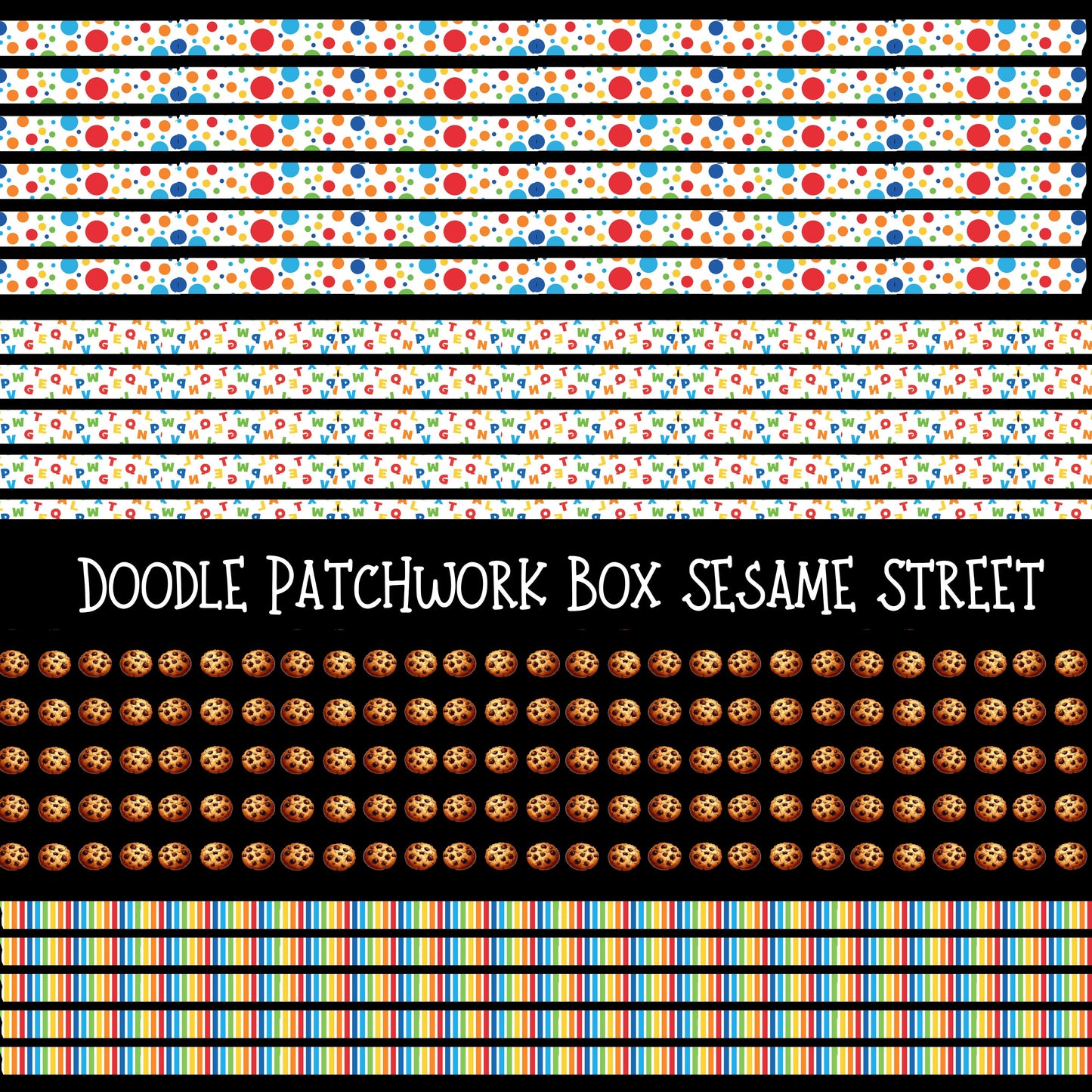 Goes on sale at Noon Central Time Limited Edition Doodle Patchwork Box (Order Alone) (Will Ship April 10th)