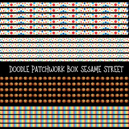 Goes on sale at Noon Central Time Limited Edition Doodle Patchwork Box (Order Alone) (Will Ship April 10th)