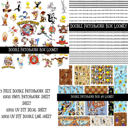 Goes on sale at Noon Central Time Limited Edition Doodle Patchwork Box (Order Alone) (Will Ship April 10th)