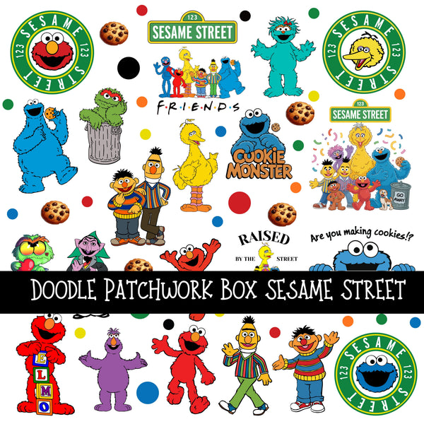 Goes on sale at Noon Central Time Limited Edition Doodle Patchwork Box (Order Alone) (Will Ship April 10th)