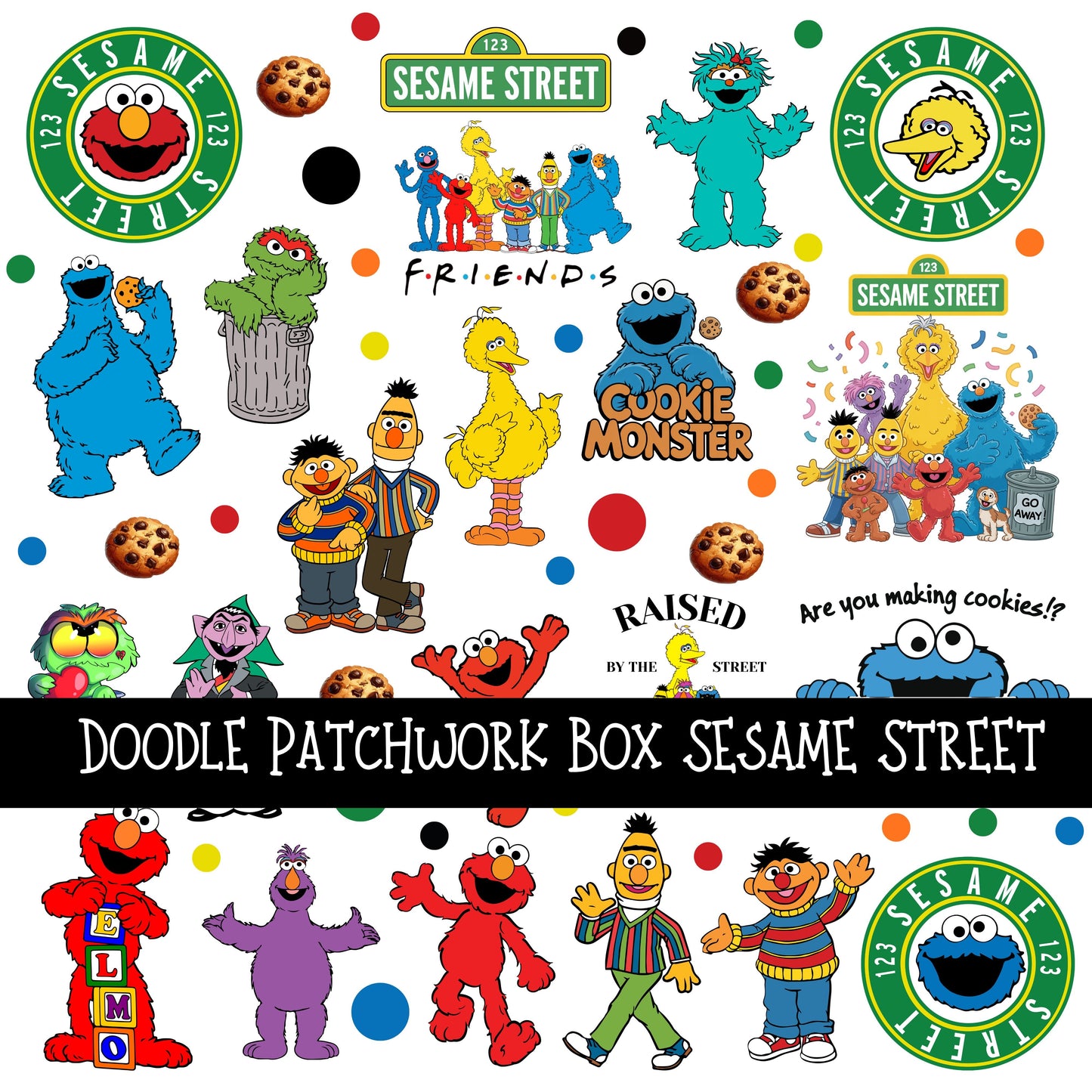 Goes on sale at Noon Central Time Limited Edition Doodle Patchwork Box (Order Alone) (Will Ship April 10th)