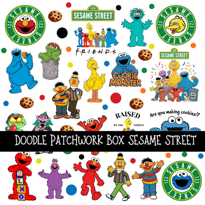 Goes on sale at Noon Central Time Limited Edition Doodle Patchwork Box (Order Alone) (Will Ship April 10th)