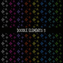 Doodle Elements UV DTF Decal sheets 11 Design Options