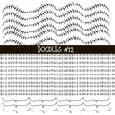 Doodles Collection UV Decal sheets 12 designs 2 colors