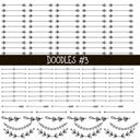 Doodles Collection UV Decal sheets 12 designs 2 colors