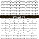 Doodles Collection UV Decal sheets 12 designs 2 colors