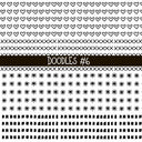 Doodles Collection UV Decal sheets 12 designs 2 colors