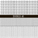 Doodles Collection UV Decal sheets 12 designs 2 colors