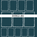 Doodles Collection UV Decal sheets 12 designs 2 colors