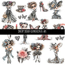 Drop Dead Gorgeous UV DTF Decal sheets 5 designs available