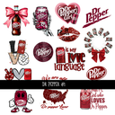 Dr Pepper UV DTF Decal sheets