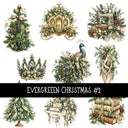 Evergreen Christmas UV DTF Decal sheets 10 Designs available