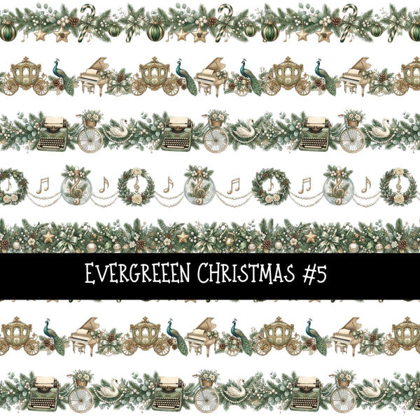 Evergreen Christmas UV DTF Decal sheets 10 Designs available