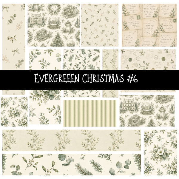 Evergreen Christmas UV DTF Decal sheets 10 Designs available