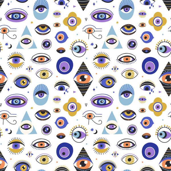 Evil Eye - Adhesive Vinyl Wrap - 12 Design options