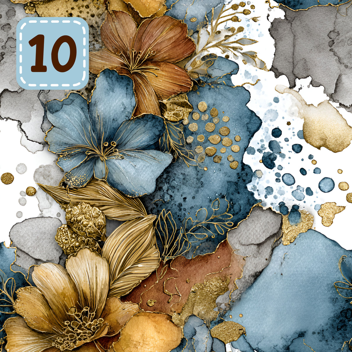 Fable and Foil collection- 2 sizes vinyl sheets-18 designs available