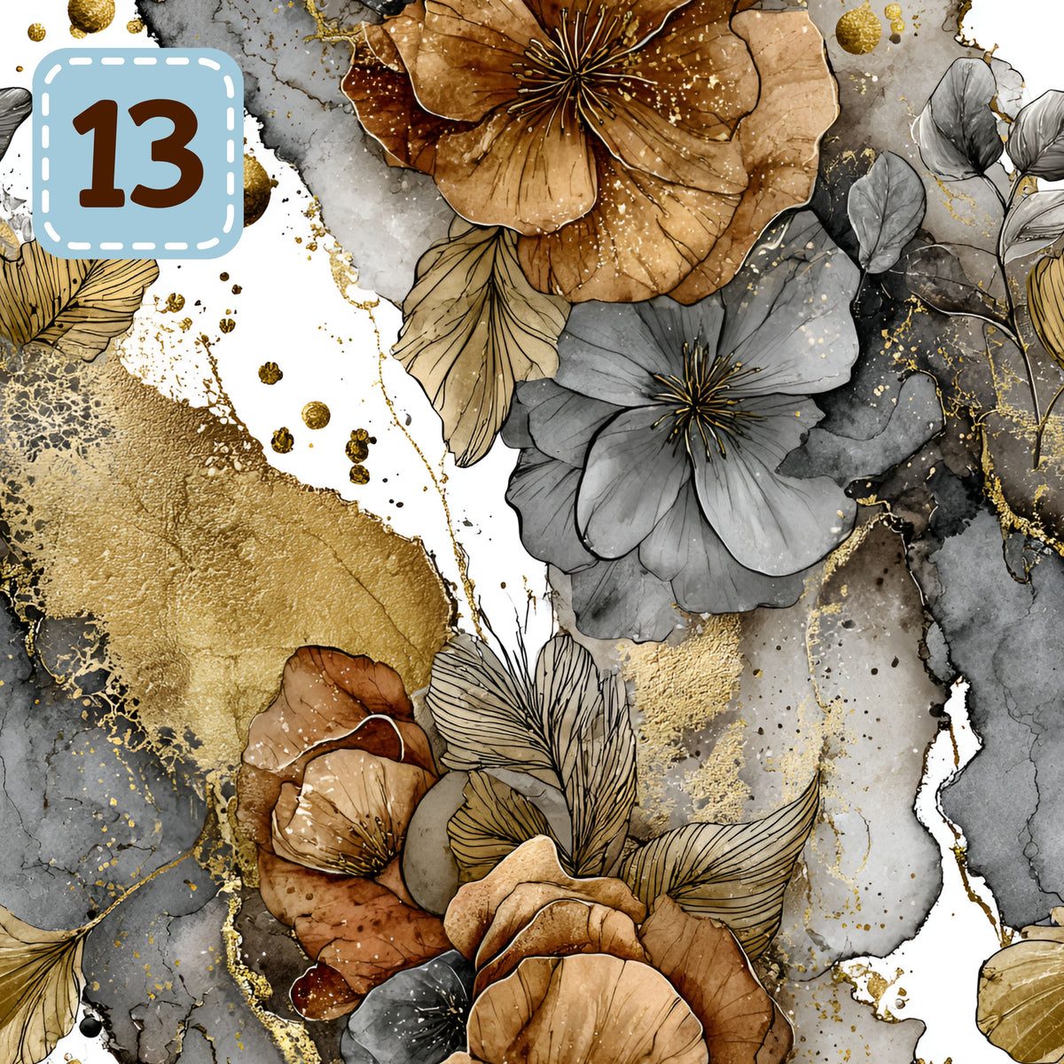 Fable and Foil collection- 2 sizes vinyl sheets-18 designs available