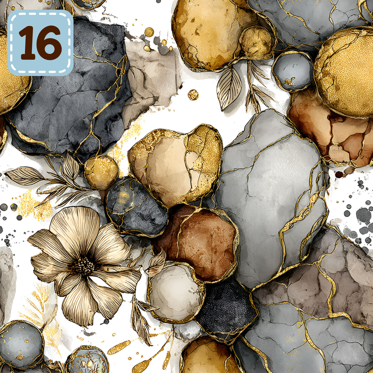 Fable and Foil collection- 2 sizes vinyl sheets-18 designs available