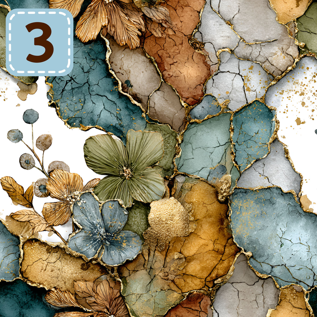 Fable and Foil collection- 2 sizes vinyl sheets-18 designs available
