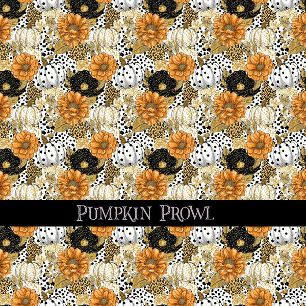 Pumpkin Prowl 12x12 vinyl sheet