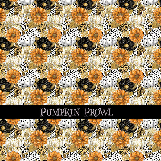 Pumpkin Prowl 12x12 vinyl sheet