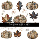 Fall Melody UV DTF Decal sheets 2 Designs available