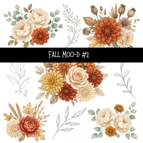Fall Moo-d UV DTF Decal sheets 2 Designs available