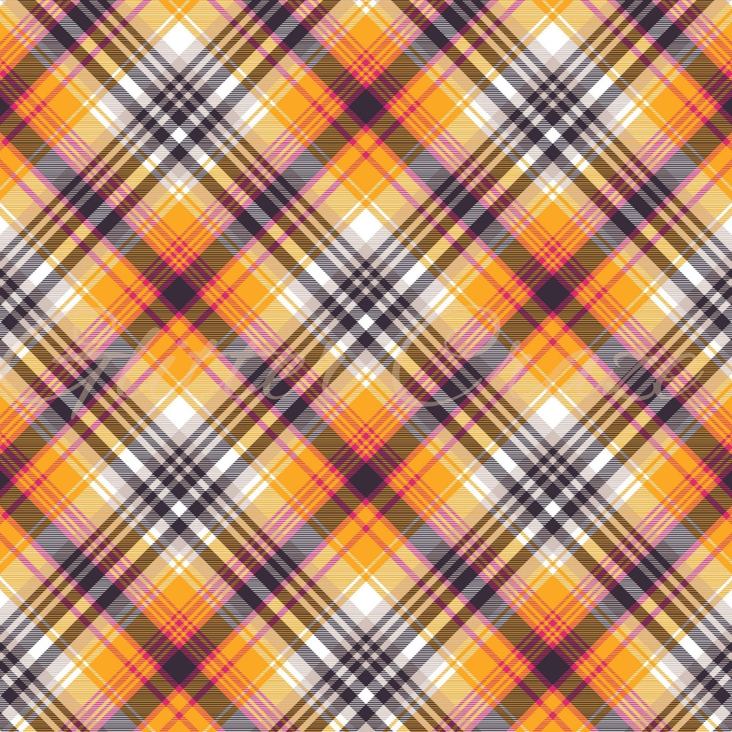 Fall Vibes Plaid - Adhesive Vinyl Wrap and 12x12 Sheet