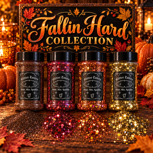 Fallin hard glitter collection