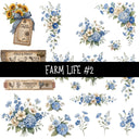 Farm Life torn Pages UV DTF Decal sheets 3 designs available