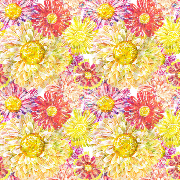 Firework Floral - Adhesive Vinyl Sheets