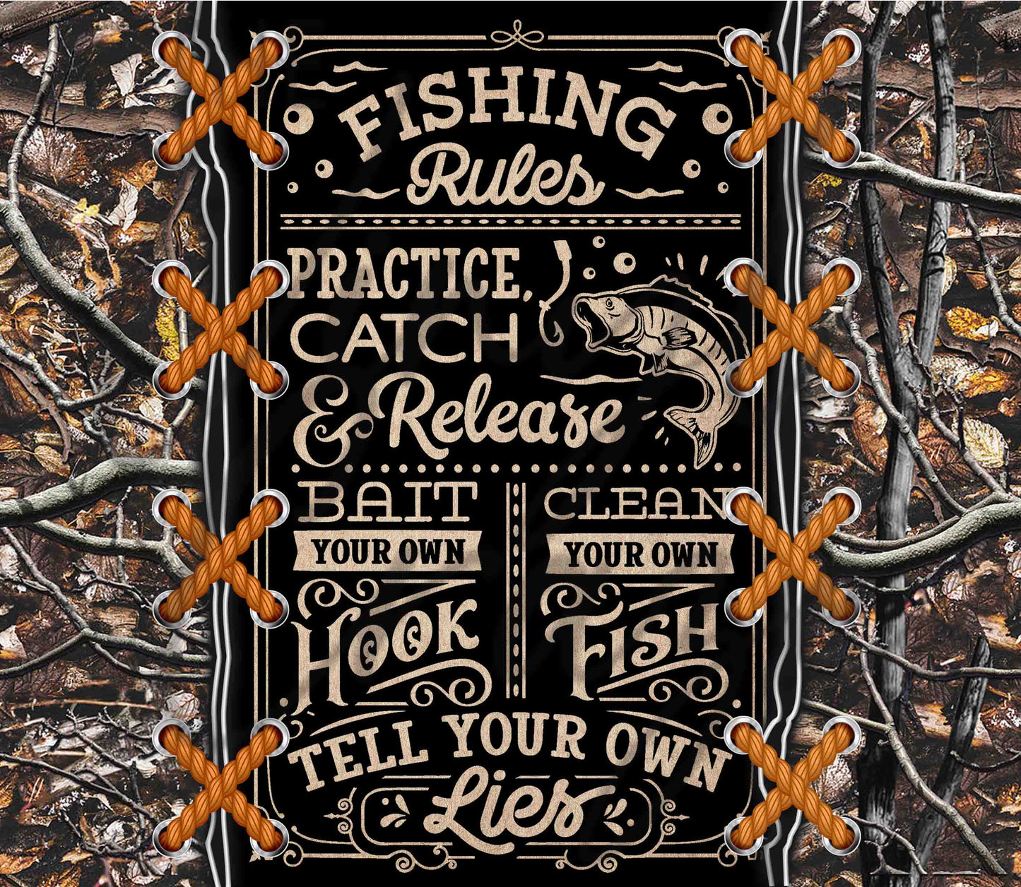 Fishing Rules - Adhesive Vinyl Wrap