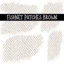 Fishnet Patches UV DTF Decal sheet 7 Colors available