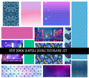 Kpop Demon Hunters Doodle Patchwork Set