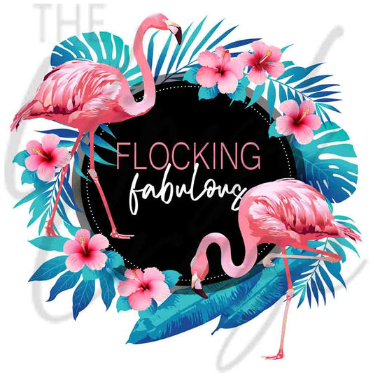 Flocking Fabulous - UV DTF Decal