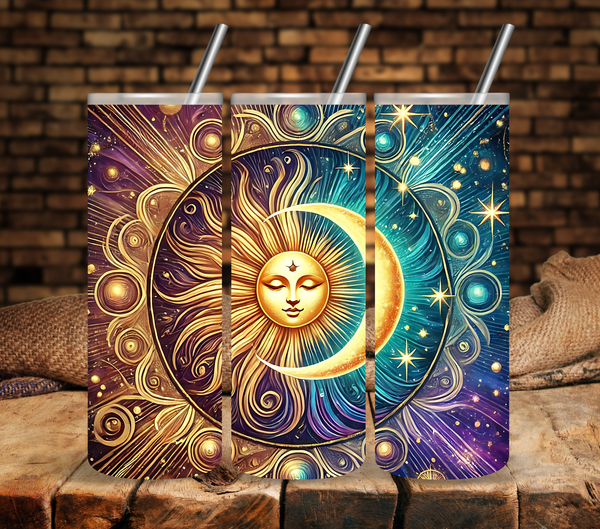 Sun and Moon - Adhesive Vinyl Wrap