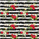Floral Stripe - Adhesive Vinyl Sheets
