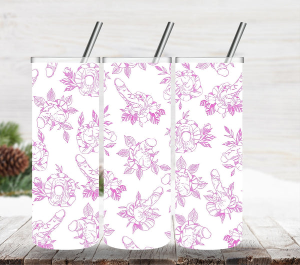 XXX Toile   vinyl tumbler wraps