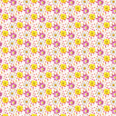 Flower Polka Dot - Adhesive Vinyl 12x12 Sheet