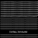 Football Doodle Patchwork Set