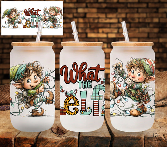 What the elf UV DTF Libbey wrap