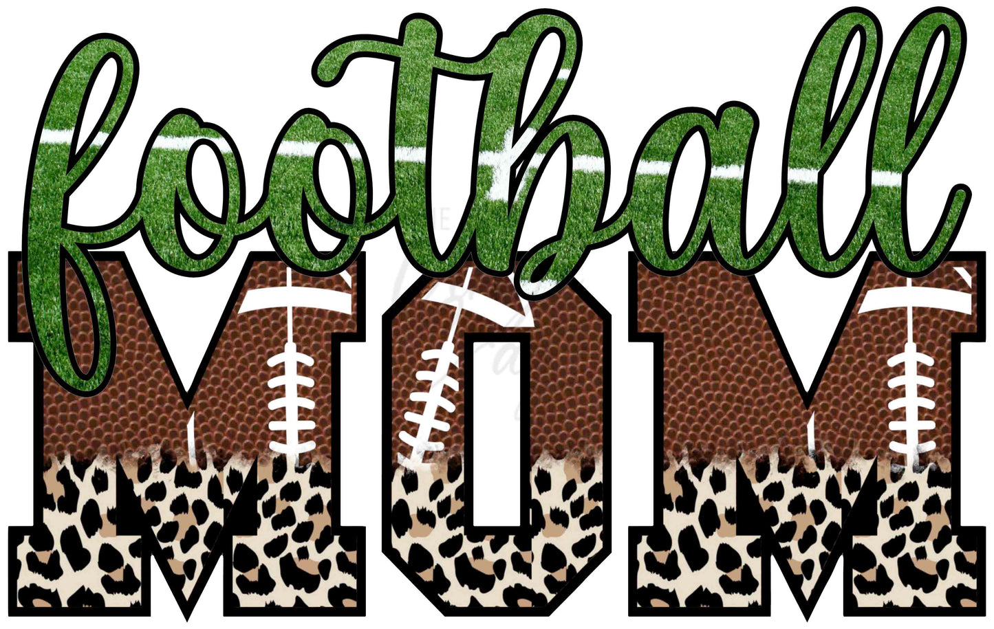 Football Field Mom - UV DTF Decal